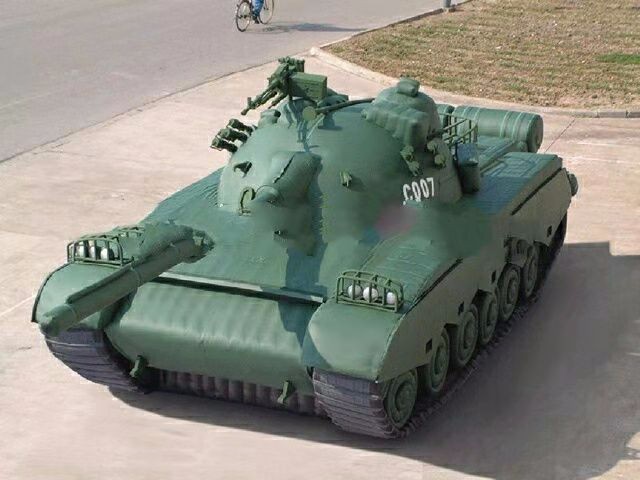 黄山军用充气坦克车